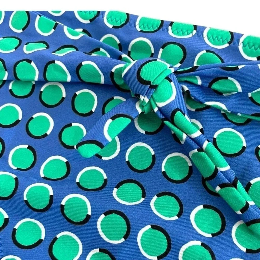 Solid & Striped The Roux Bikini Bottoms Cobalt Blue Polka Dot — image 4 of 8